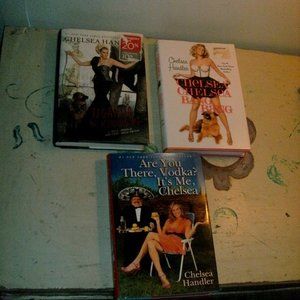 LOT ~ 3  Chelsea Handler 1st Edition Hardcover Books  Bang Bang ~ Vodka ~ Uganda